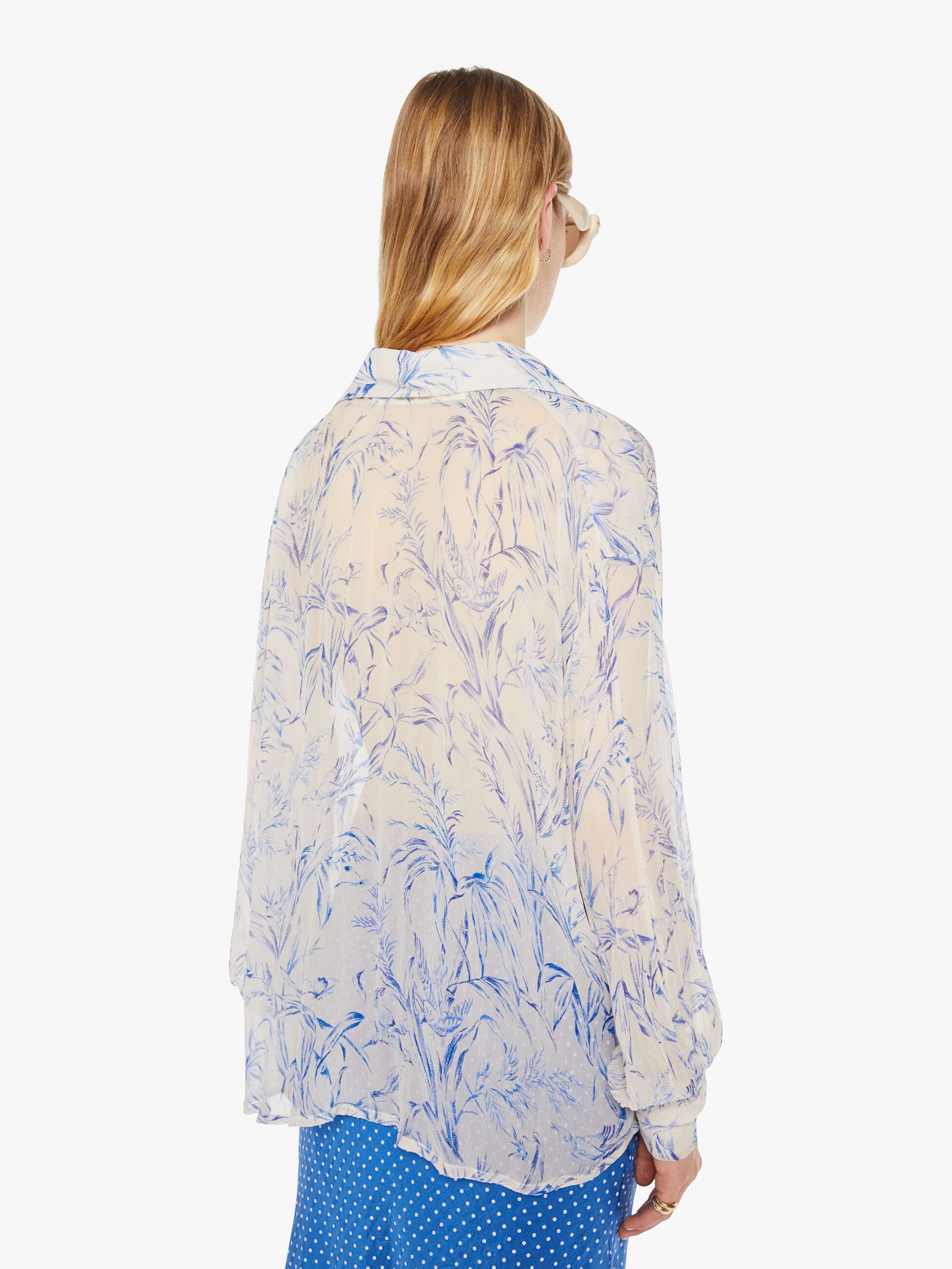 Alix Of Bohemia Poesy Shirt - White Avian - Image 4